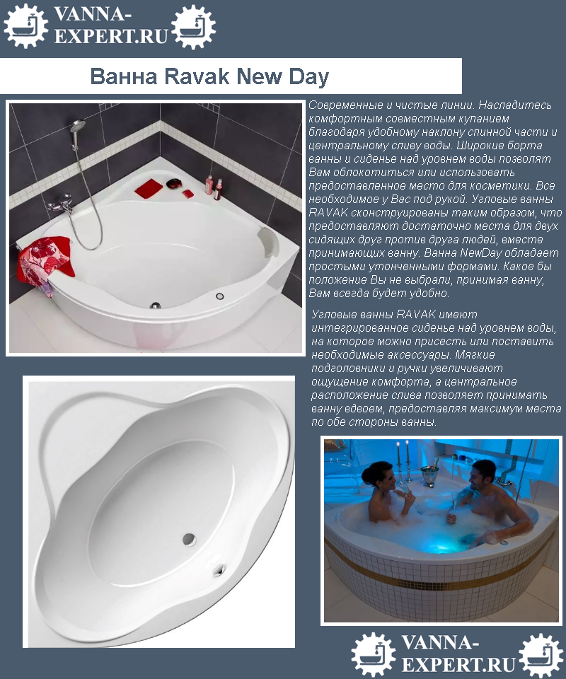 Ванна Ravak New Day