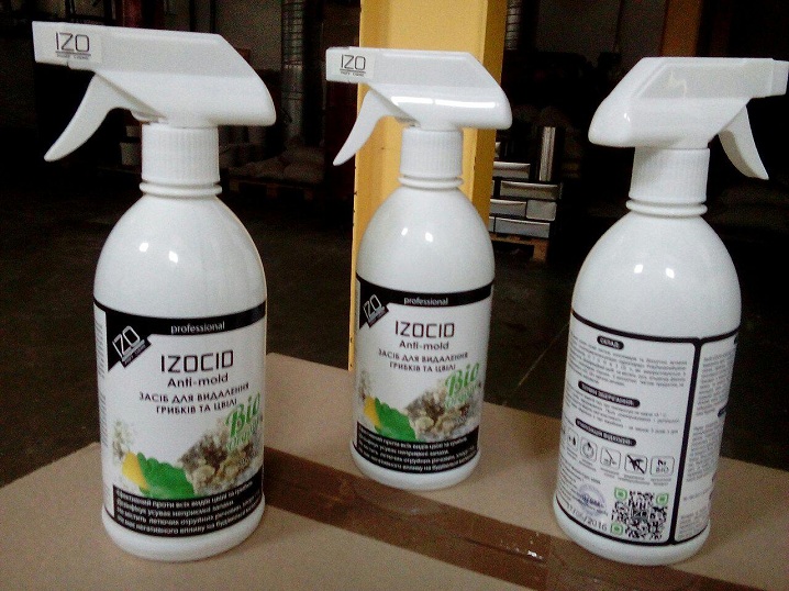 IzoCid средство для удаления грибков и плесени