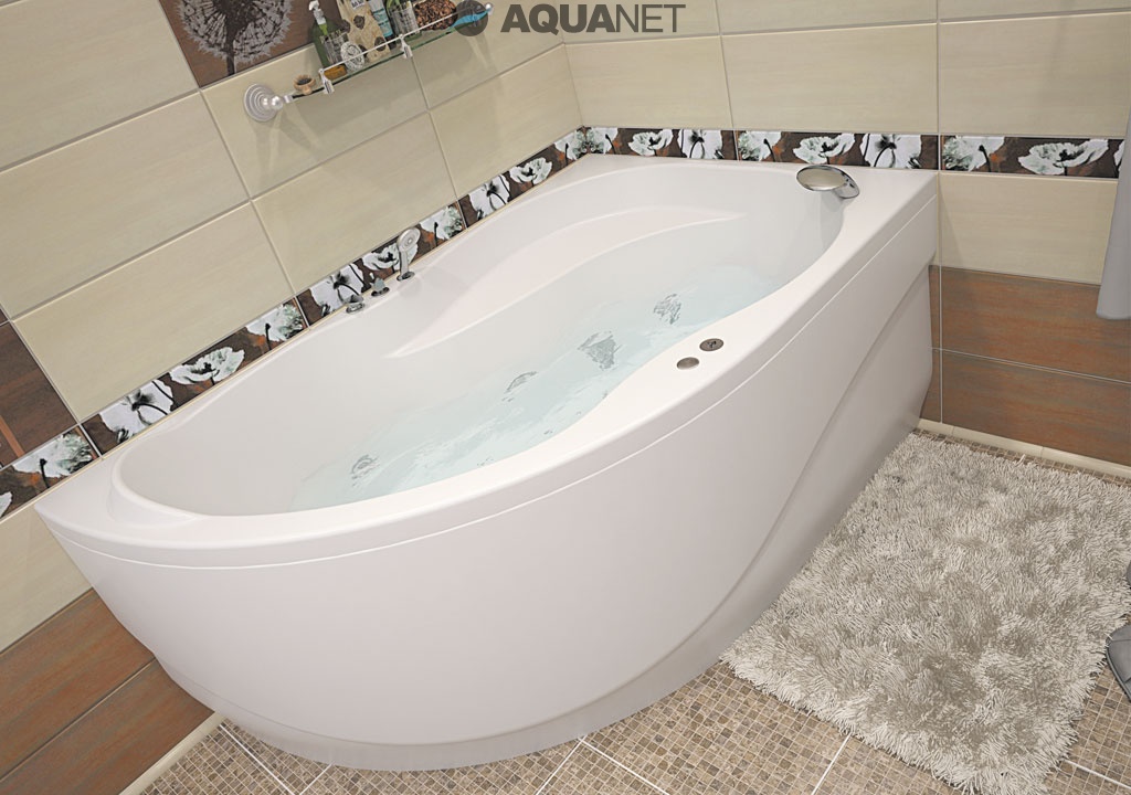 Акриловая ванна Aquanet Graciosa 150x90