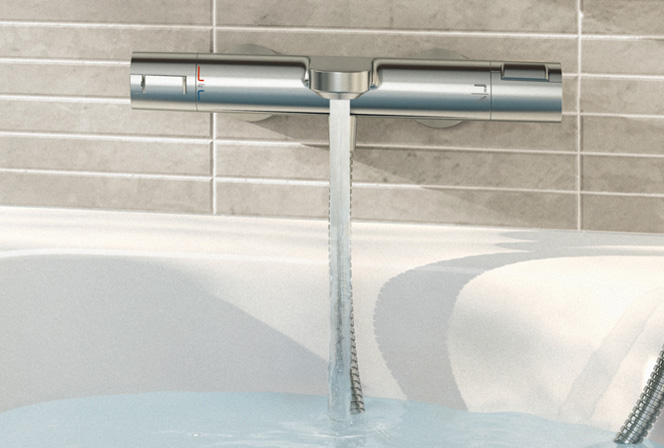 Смеситель для ванны с душем Ideal Standard Ceratherm
