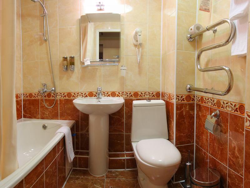 Пример отделки ванной комнаты