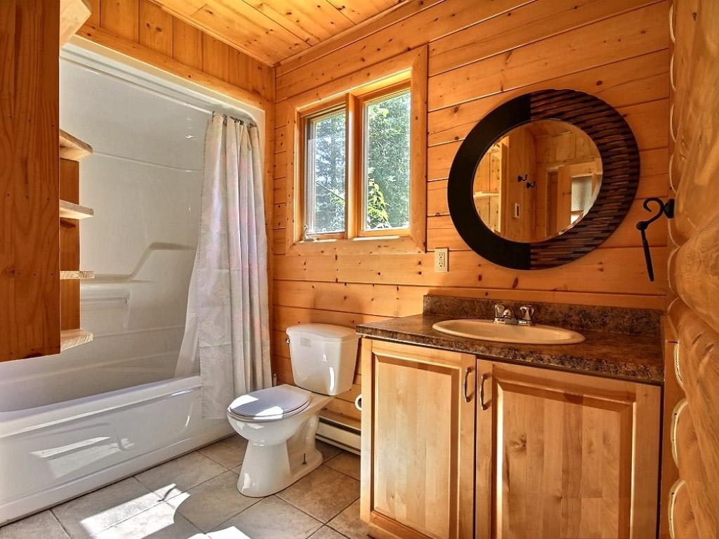 Ванная Комната В Деревянном Фото