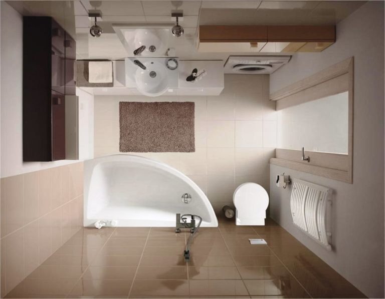 Дизайн ванной с туалетом 3 кв м в современном стиле