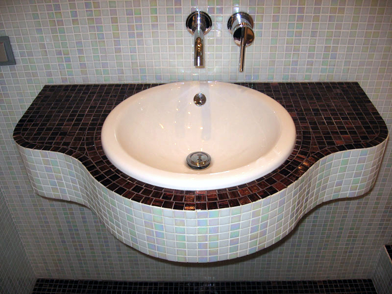 Раковины для ванной комнаты со столешницей 95 фото полотна под круглые литые и акриловые чаши как сделать своими руками стеклянные и деревянные